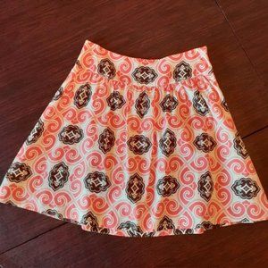 Vineyard Vines Silk/Cotton Blend Skirt Size 0